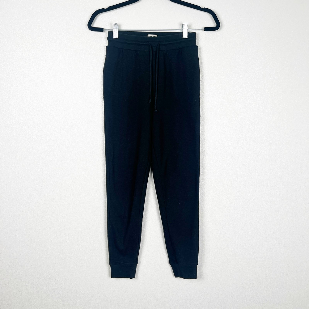 Sunday Best Women's‎ Waffle Knit Joggers Black Sz XS